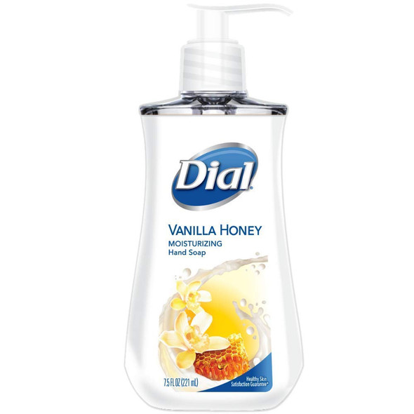 Dial Liquid Hand Soap, Vanilla Honey 7.50 oz (Pack of 10)