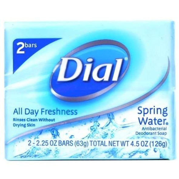 Dial 2 Bars Spring Water Antibacterial Deodorant Soap