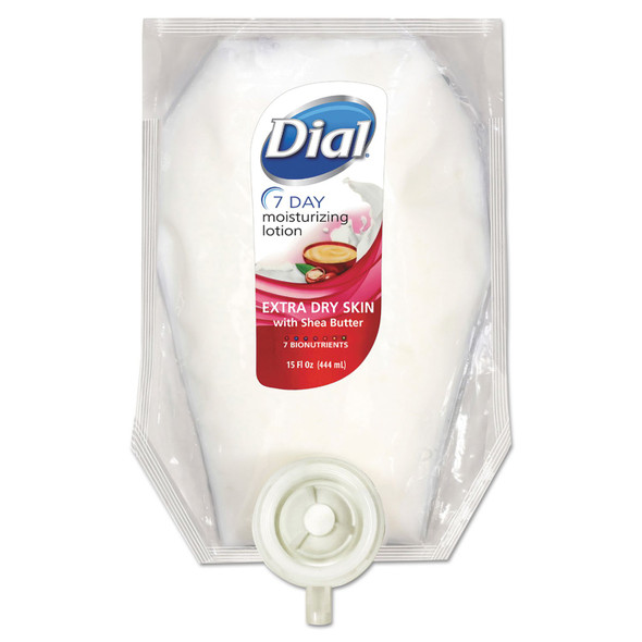 Dial Extra Dry 7-Day Moisturizing Lotion with Shea Butter, 15 oz. Refill