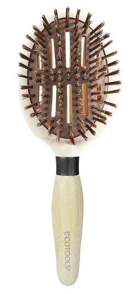 EcoTools Finisher Styling Hair Brush With Faux Boar Bristles, for Self Care