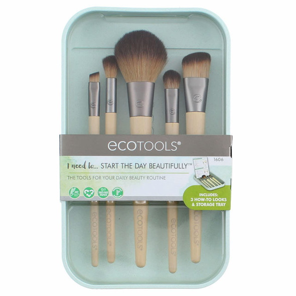 Ecotools Start The Day Beautifully Make-Up Brushes (2 Pack)2