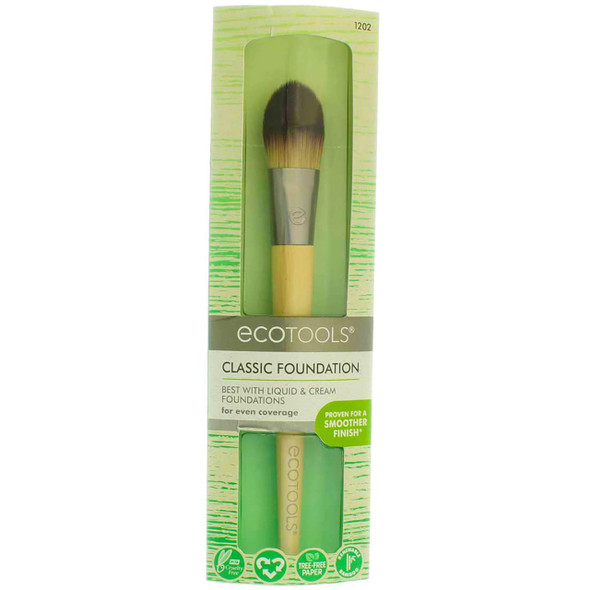 Ecotools #1202 Make-Up Brush Flat Foundation (3 Pack)