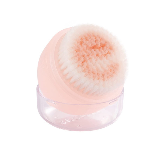 EcoTools Deep Cleansing Facial Brush, for Facial Cleansers and Serums, Removes Daily Oil and Dirt, Pink & Black 1 Pack