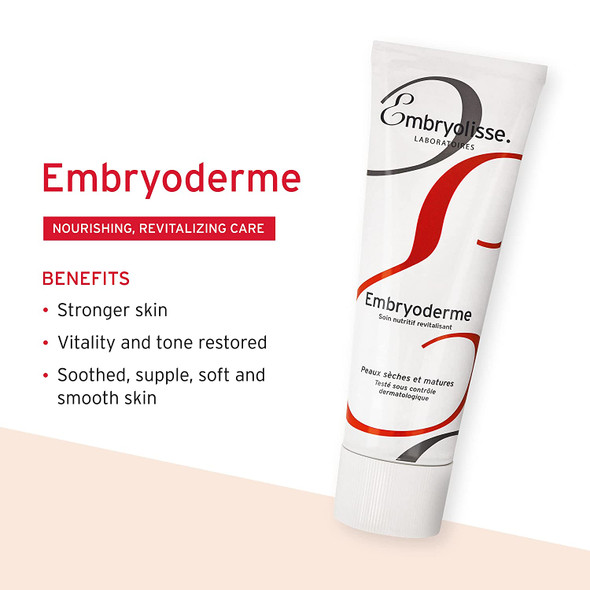 Embryolisse Embryoderme Anti-Aging Face Cream, 2.54 Fl.oz.  Anti-Aging Skin Firming Cream for Face and Neck, Formulated with Collagen and Elastin