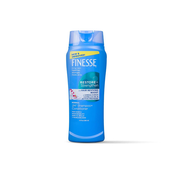 Finesse Self Adjusting 2 in 1 Texture Enhancing Shampoo and Conditioner 384 ml (2pack)