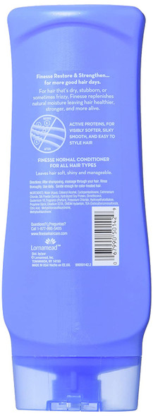 Finesse Restore + Strengthen, Moisturizing Conditioner 13 oz (Pack of 3)
