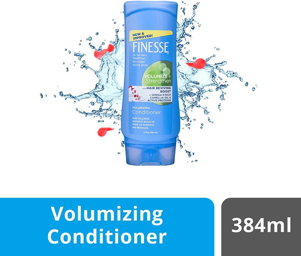 Finesse Volumize + Strenghten, Volumizing Conditioner 13 oz (Pack of 6)