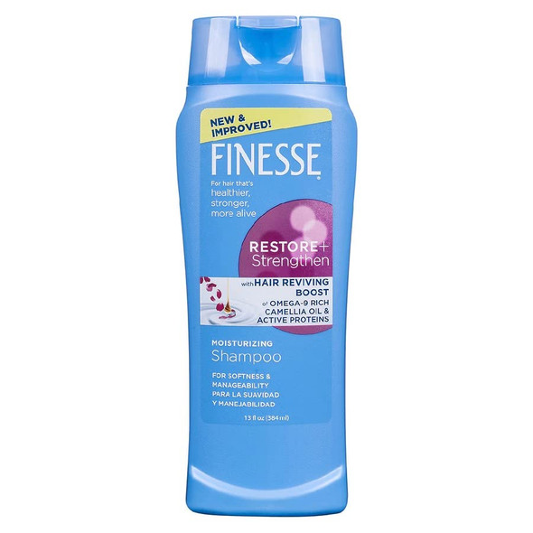 Finesse Restore + Strengthen, Moisturizing Shampoo 13 oz (Pack of 4)