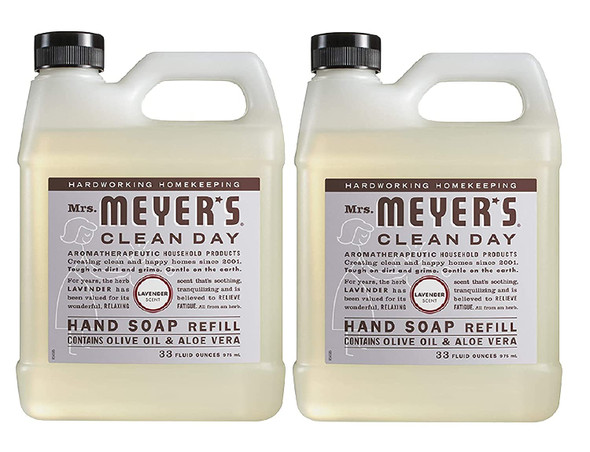Mrs. Meyer's Liquid Hand Soap Refill - Lavender - 33 oz - 2 pk