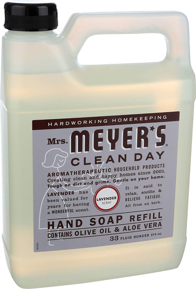 Mrs Meyer's, Soap Hand Liquid Refill Lavender, 33 Fl Oz