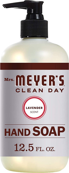 Mrs. Meyer's Clean Day's Liquid Hand Soap Bottle, Lavender, 12.5 Fl oz (Pack of 1)