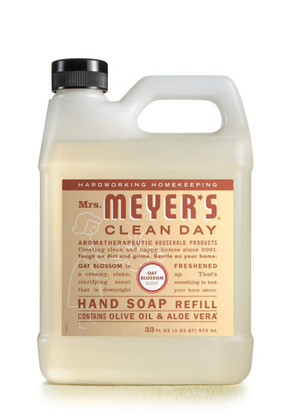 Mrs. Meyer's Liquid Hand Soap Refill, Oat Blossom, 33 OZ