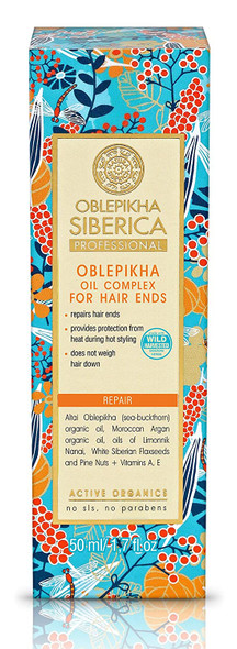 Active Organic Sea Buckthorn Oil for Hair Tips 50 Ml (Natura Siberica)