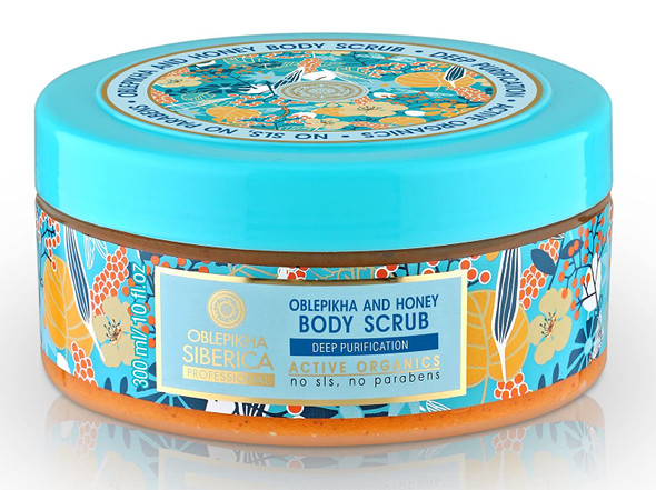 Sea Buckthorn and Honey Body Scrub, 300 Ml (Natura Siberica)