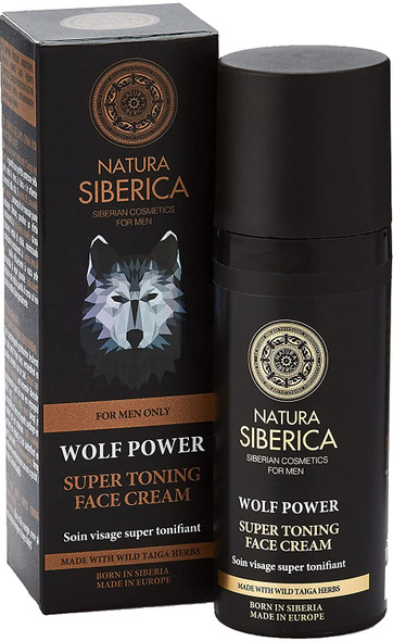 Natura Siberica For Men Only Wolf Power Super Toning Face Cream 50Ml