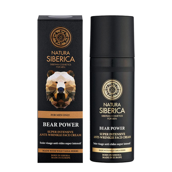 Natura Siberica For Men Only Bear Super Intensive Power Anti-Wrinkle Face Cream 50Ml