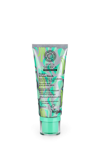 Natura Siberica Natural Bereza Restoring & Calming Face Gel Mask 3.38 fl oz