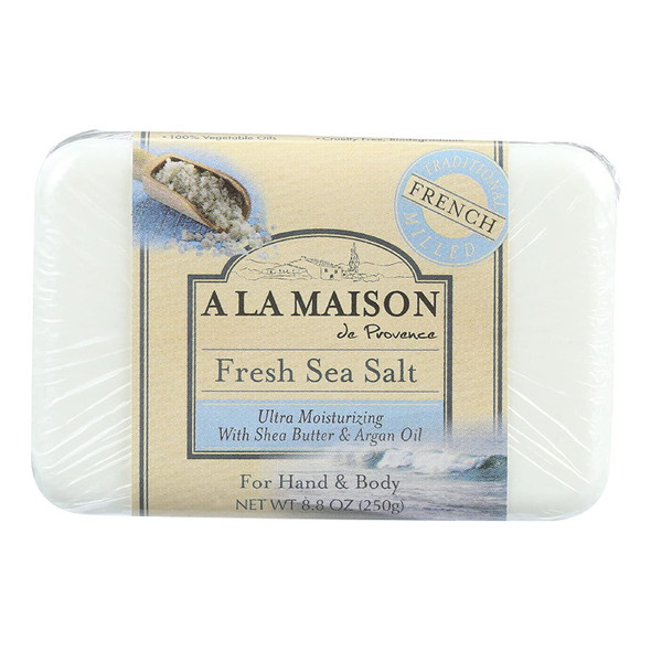 A LA MAISON Fresh Sea Salt Bar Soap, 8.8 oz