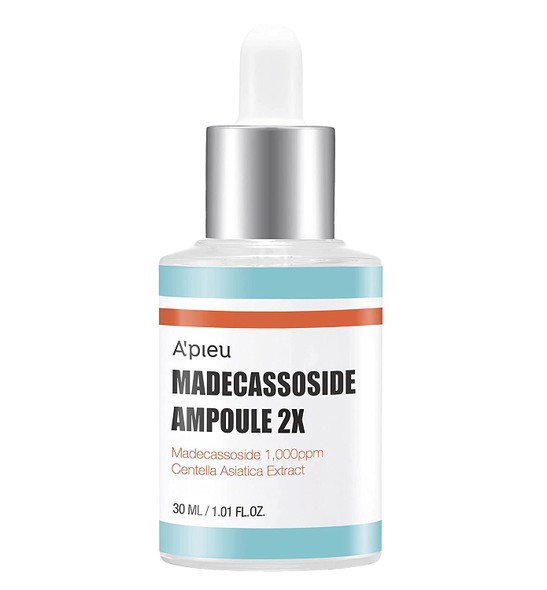 APIEU Madecassoside Ampoule 1.01oz (30ml) 2nd Generation - Centella Asiatica and Madecassoside Serum - Sensitive skin, Intensive soothing, deep moisture