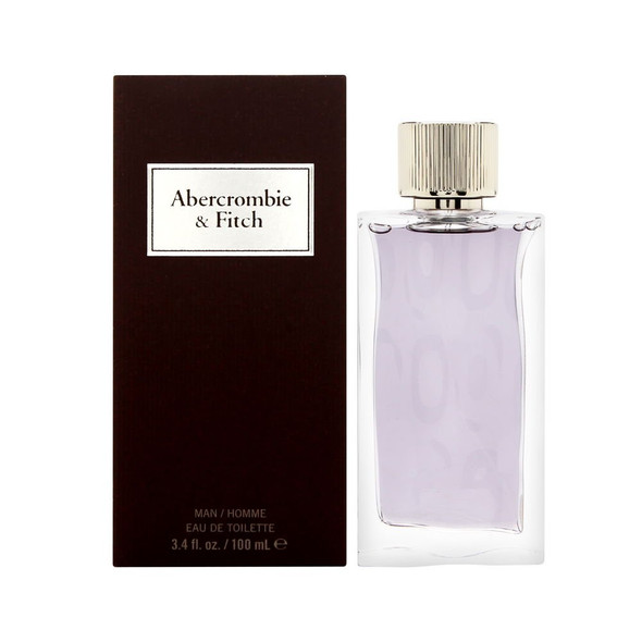 Abercrombie & Fitch First Instinct | Eau de Toilette | Mens Fragrance | Fresh, Clean, Pleasant Scent with Notes of Gin & Tonic, Kiwano Melon, Szechuan Pepper, and Sueded Musk | 3.4 oz