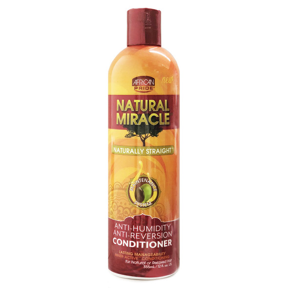 African Pride Natural Miracle Anti-reversion Conditioner, 12 Ounce