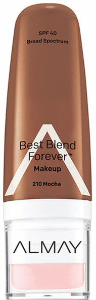 Almay Best Blend Forever Foundation, Moca, 1 fl. oz, SPF 40 Broad Spectrum