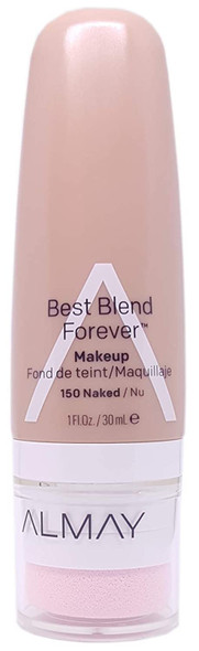 Almay Best Blend Forever Makeup, Naked #150 (2-Pack)