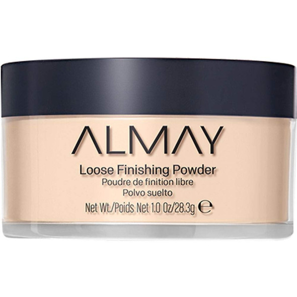 Setting Powder by Almay, Face Makeup, Matte Loose Powder, Hypoallergenic, Cruelty Free, 100 Light, 1 Oz