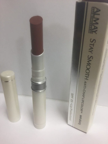 Almay Stay Smooth Anti-Chap Lipcolor Lipstick SPF 25 FULL SIZE CHOCOLATE