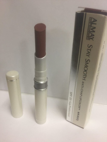 Almay Stay Smooth Anti-Chap Lipcolor Lipstick SPF 25 FULL SIZE CHOCOLATE