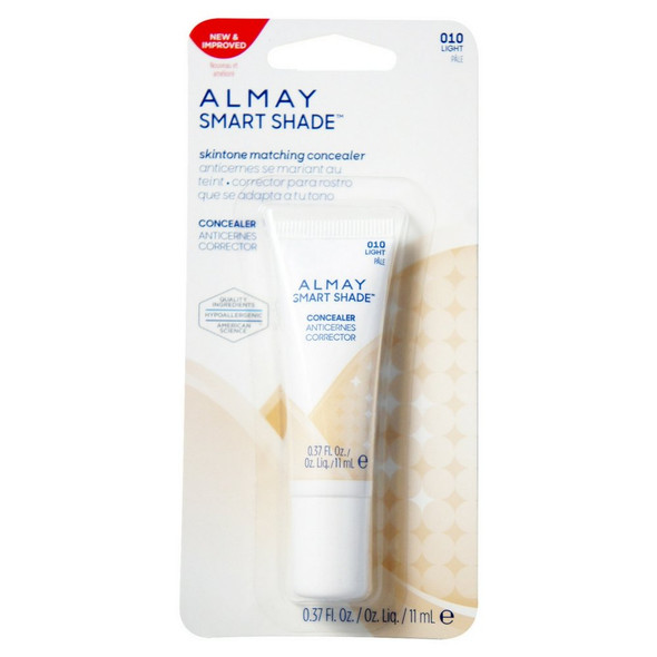 Almay Smart Shade Skintone Matching Concealer, [010] Light 0.37 oz (Pack of 3)