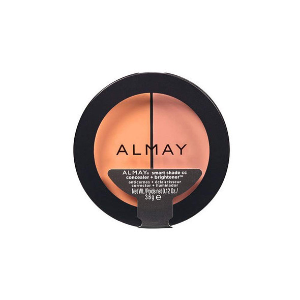 ALMAY SMART SHADE CC CONCEALER + BRIGHTENER #100 LIGHT { 2 Pack }