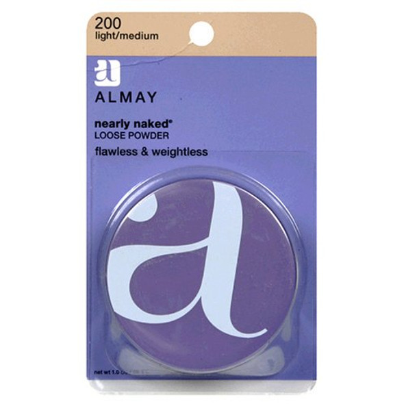 Almay Nearly Naked Loose Powder, Light/Medium 200, 1-Ounce Package