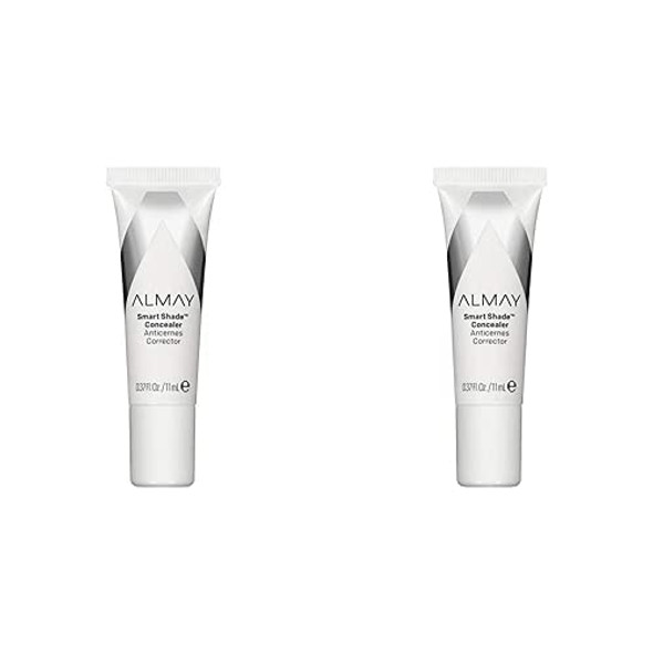 Almay Smart Shade Concealer, Hypoallergenic, Cruelty Free, Oil Free, -Fragrance Free, Dermatologist Tested (Pack of 2)