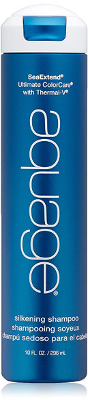AQUAGE SeaExtend Silkening Shampoo, Luxurious Shampoo that Prevents Color Fading and Thermal Styling Damage, Thermal-V Technology Seals Heat Out, Restores Vitality