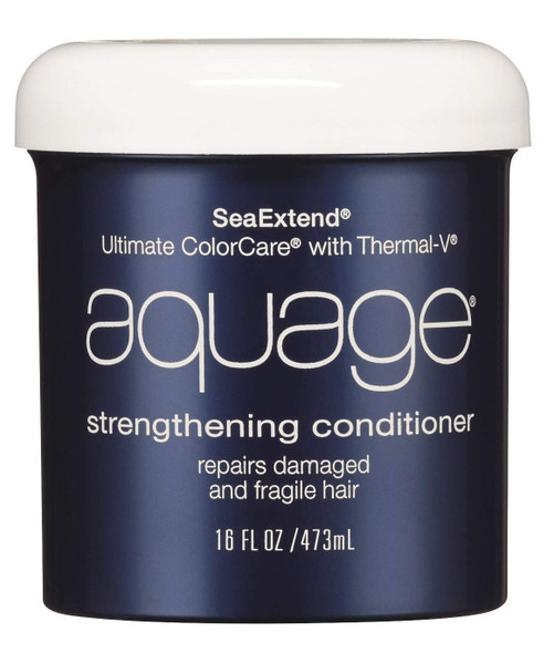 AQUAGE SeaExtend Strengthening Conditioner, Luxurious Conditioner Prevents Haircolor Fade and Thermal Styling Damage, UVA/UVB Sunscreen Helps Prevent Fading