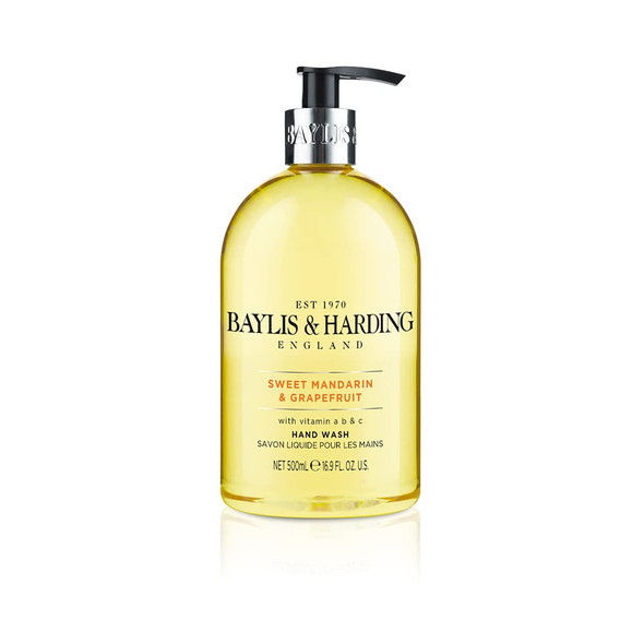 Baylis & Harding Sweet Mandarin & Grapefruit 16.9 Ounces Hand Wash, Pack Of 3