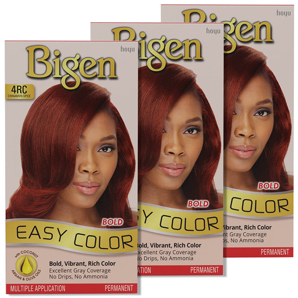 4RC Bigen Easy Color for Women Cinnamon Spice- New Formula - 3 Pack