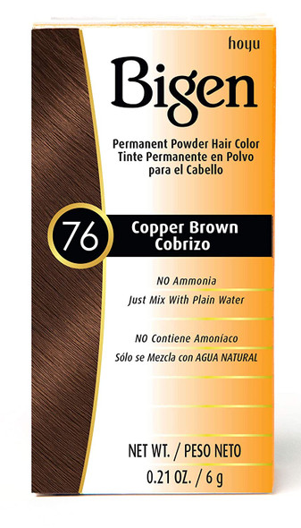 #76 Copper Brown Bigen Permanent Powder - 3 Pack