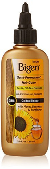 Bigen Semi Permanent Hair Color BSPGB6 Golden Blonde, 3 Fl Oz