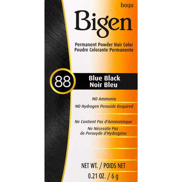 Bigen Hair Color, 88 Blue Black, 1 Count