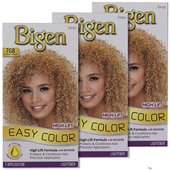 7GB Bigen Easy Color for Women LT Golden Blonde - 3 Pack