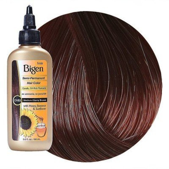 Bigen Semi-Permanent Haircolor #Chb3 Medium Cherry Brown 3 Ounce (88ml) (2 Pack)