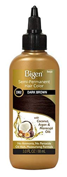 Bigen Semi-Permanent Haircolor #Db2 Dark Brown 3 Ounce (88ml) (6 Pack)