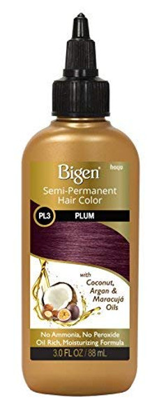 Bigen Semi-Permanent Haircolor #Pl3 Plum 3 Ounce (88ml)