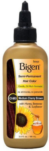 Bigen Semi Permanent Hair Color #CHB3 Medium Cherry Brown, 3 oz (Pack of 7)