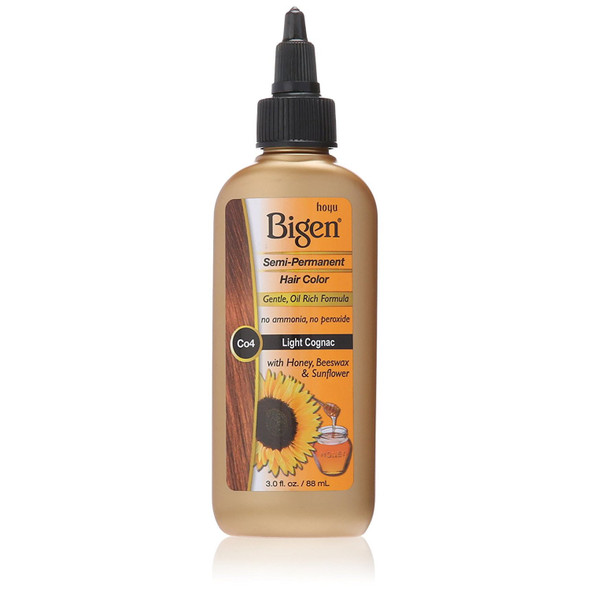 Bigen Semi Permanent Hair Color #A4 Amber, 3 oz