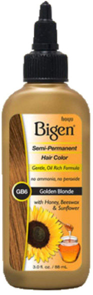 Bigen Semi Permanent Hair Color #GB6 Golden Blonde, 3 oz (Pack of 12)