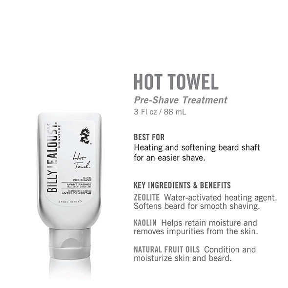 Billy Jealousy Hot Towel Heating Pre-Shave Treatment