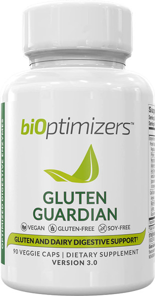 Gluten Guardian 3.0 with AstraZyme - Enzyme Supplement for Gluten Digestion - Contains DPP-IV to Digest Wheat, Barley & Other Cereal Grains - Helps Prevent Bloating, Gas, and Indigestion, 90 Capsules